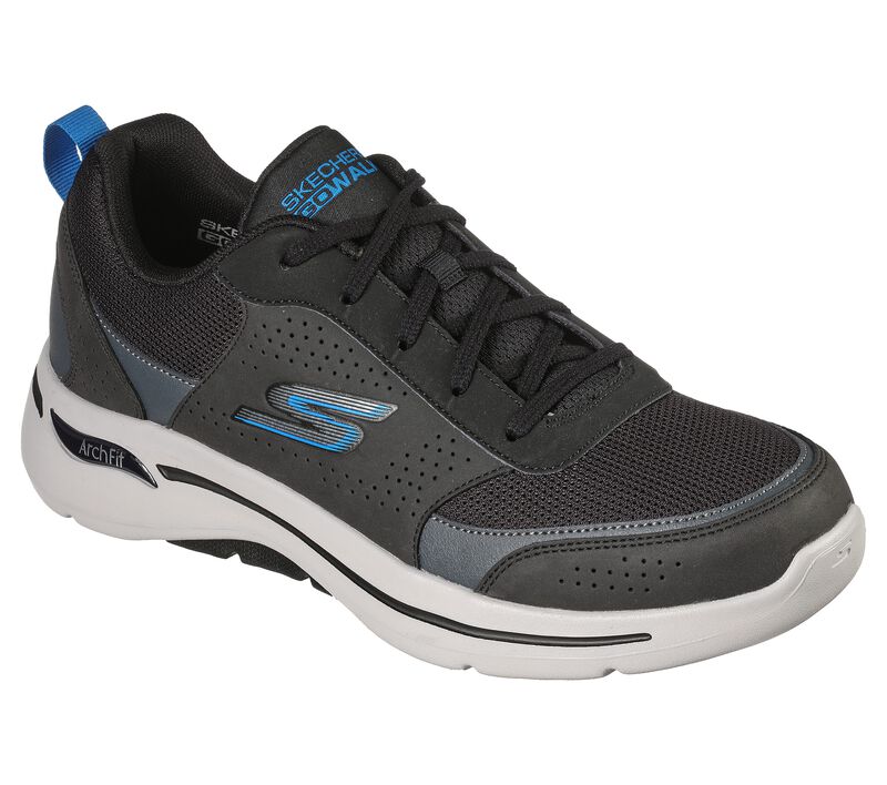 Pánské Sportovní Tenisky Skechers GOwalk Arch Fit - Recharge Černé Blankyt | CZ.216122BKBL