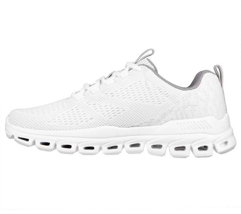 Pánské Sportovní Tenisky Skechers Glide-Step - Fasten Up Bílé | CZ.232136WHT