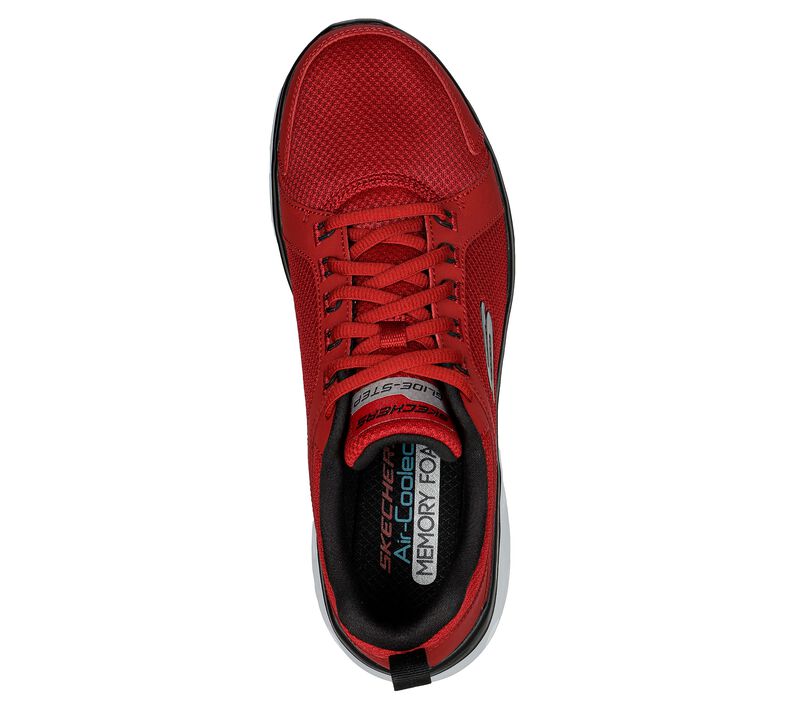 Pánské Sportovní Tenisky Skechers Glide-Step Sportovní - New Approach Červené Černé | CZ.232267RDBK