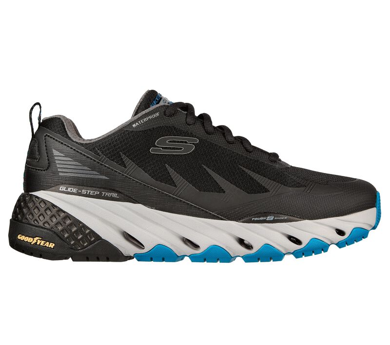 Pánské Sportovní Tenisky Skechers Glide-Step Trailové - Botanic Černé | CZ.237254BLK