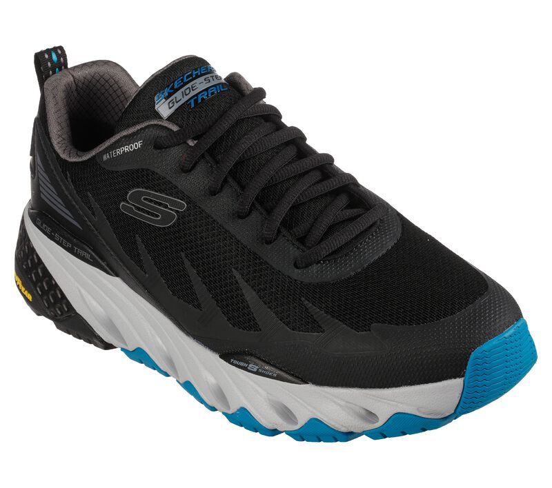 Pánské Sportovní Tenisky Skechers Glide-Step Trailové - Botanic Černé | CZ.237254BLK