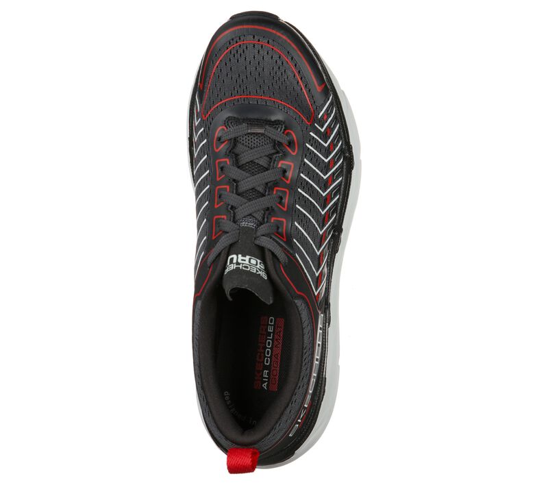 Pánské Sportovní Tenisky Skechers Max Cushioning Premier - Endeavour Černé Červené | CZ.220070BKWR