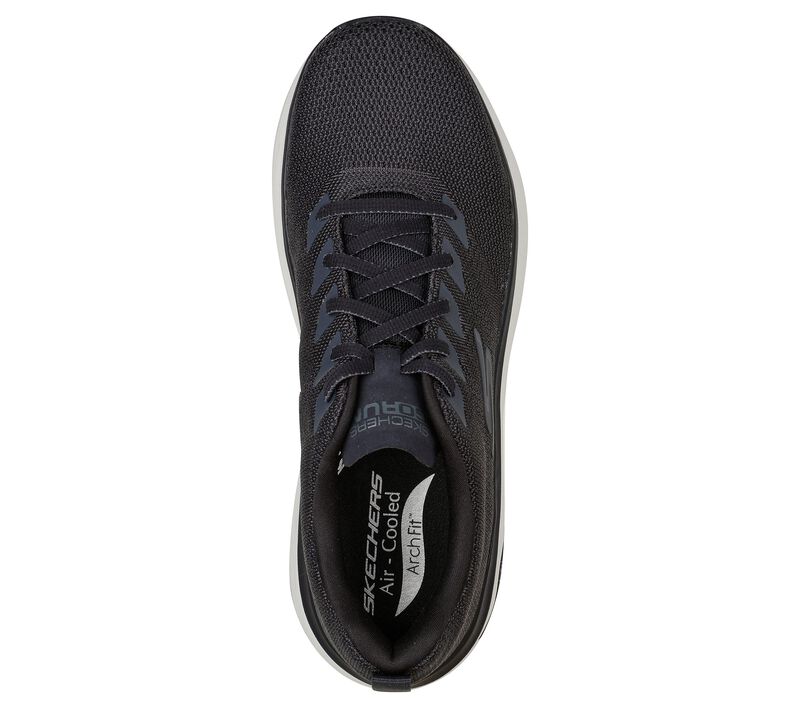 Pánské Sportovní Tenisky Skechers Max Cushioning Arch Fit - Unifier Černé Bílé | CZ.220338BKW