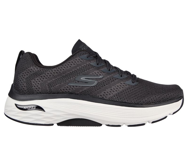 Pánské Sportovní Tenisky Skechers Max Cushioning Arch Fit - Unifier Černé Bílé | CZ.220338BKW