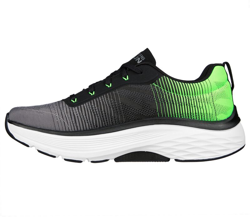 Pánské Sportovní Tenisky Skechers Max Cushioning Arch Fit - Come Back Černé Zelene | CZ.220443BKGR