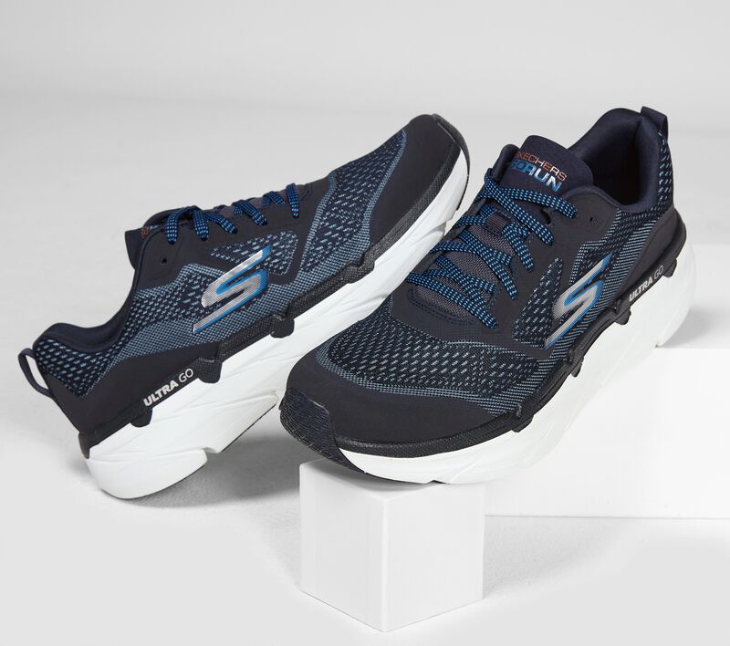 Pánské Sportovní Tenisky Skechers Max Cushioning Premier - Vantage Tmavě Blankyt | CZ.54450NVY