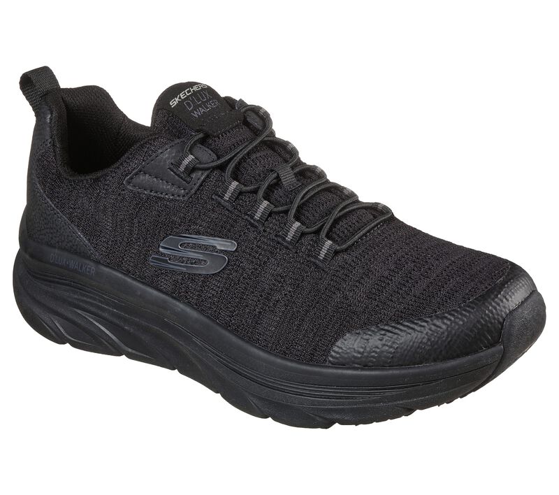 Pánské Sportovní Tenisky Skechers Relaxed Fit: D\'Lux Walker - Pensive Černé | CZ.232045BBK