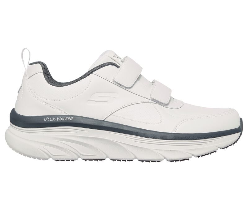 Pánské Sportovní Tenisky Skechers Relaxed Fit: D'Lux Walker - Composer Bílé Šedé | CZ.232165WCC