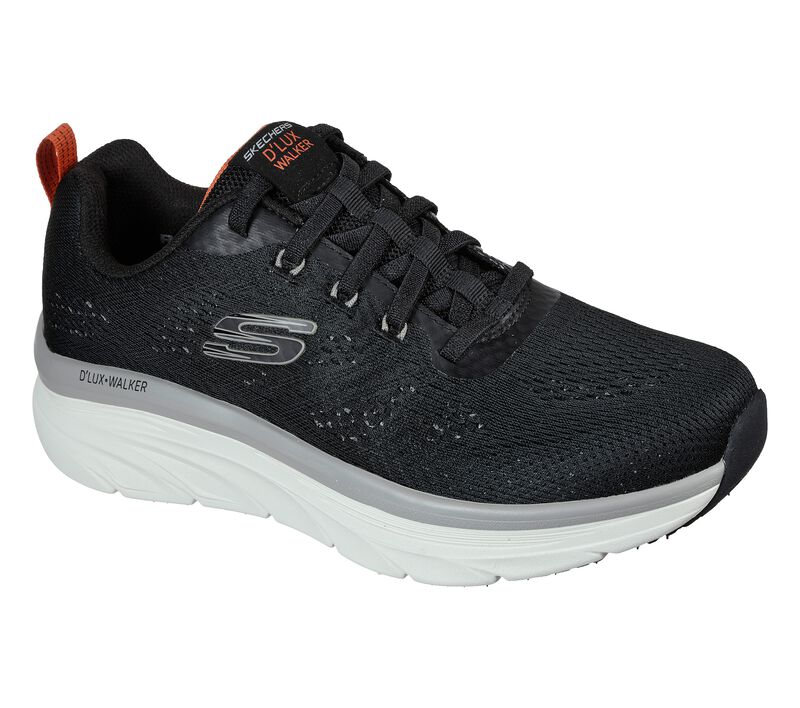 Pánské Sportovní Tenisky Skechers Relaxed Fit: D\'Lux Walker - Commuter Černé | CZ.232261BLK