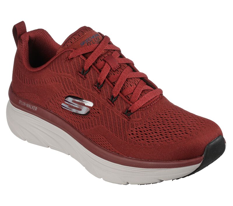 Pánské Sportovní Tenisky Skechers Relaxed Fit: D\'Lux Walker - Meerno Vínové | CZ.232364BURG