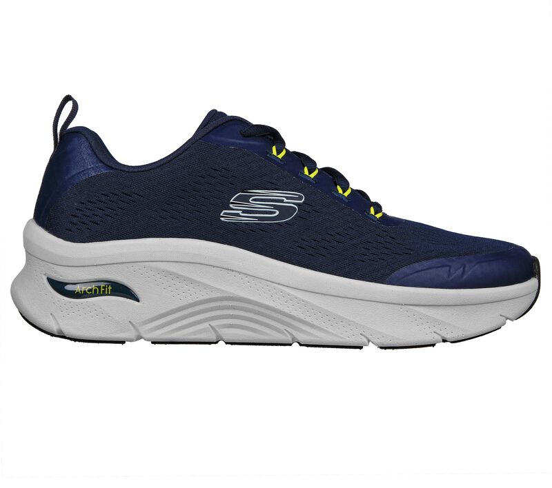 Pánské Sportovní Tenisky Skechers Relaxed Fit: Arch Fit D'Lux - Sumner Tmavě Blankyt Světle Zelene | CZ.232502NVLM