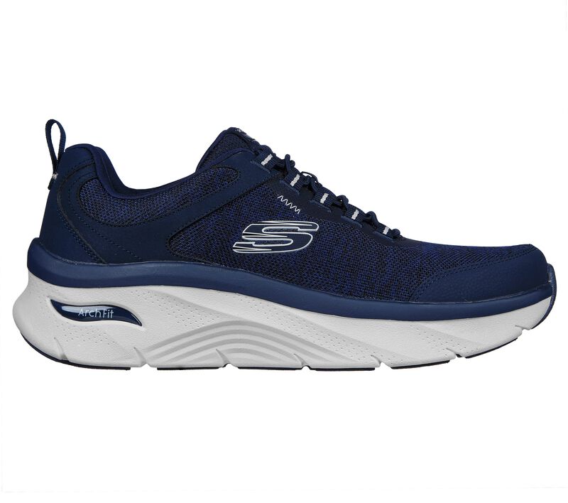 Pánské Sportovní Tenisky Skechers Relaxed Fit: Arch Fit D'Lux - Greeley Tmavě Blankyt | CZ.232503NVY