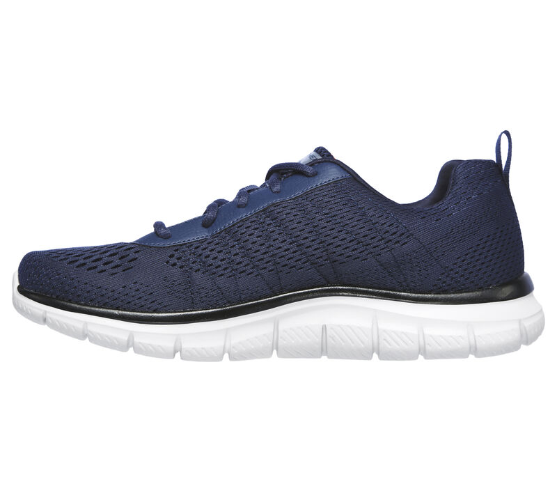 Pánské Sportovní Tenisky Skechers Track - Moulton Tmavě Blankyt Oranžové | CZ.232081NVOR