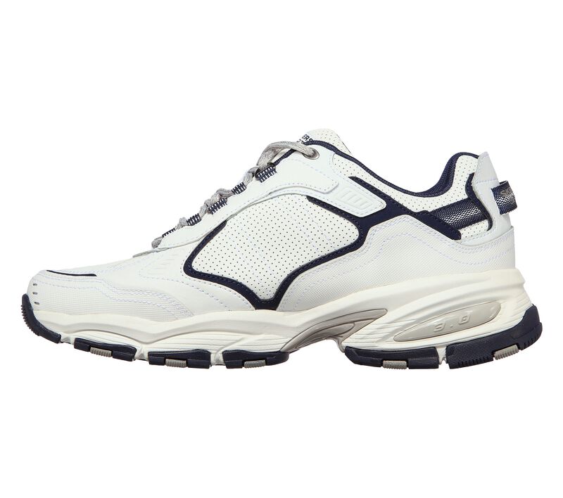 Pánské Sportovní Tenisky Skechers Vigor 3.0 - Arbiter Bílé Tmavě Blankyt | CZ.237148WNV