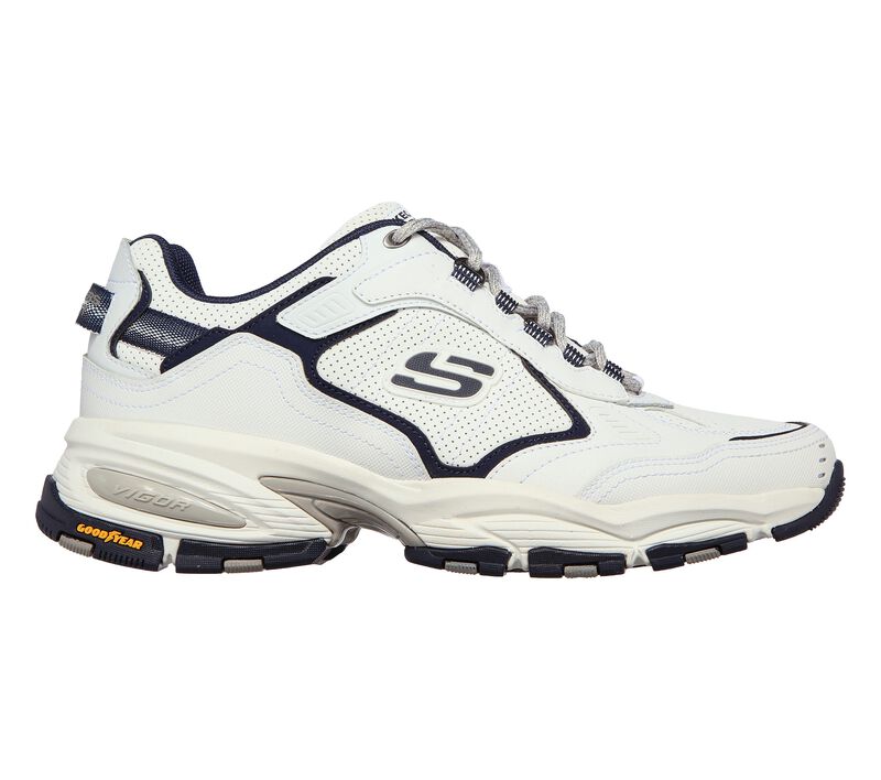 Pánské Sportovní Tenisky Skechers Vigor 3.0 - Arbiter Bílé Tmavě Blankyt | CZ.237148WNV