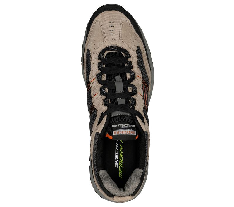 Pánské Sportovní Tenisky Skechers Vigor 2.0 - Trait Šedé Hnědé Černé | CZ.51241TPBK