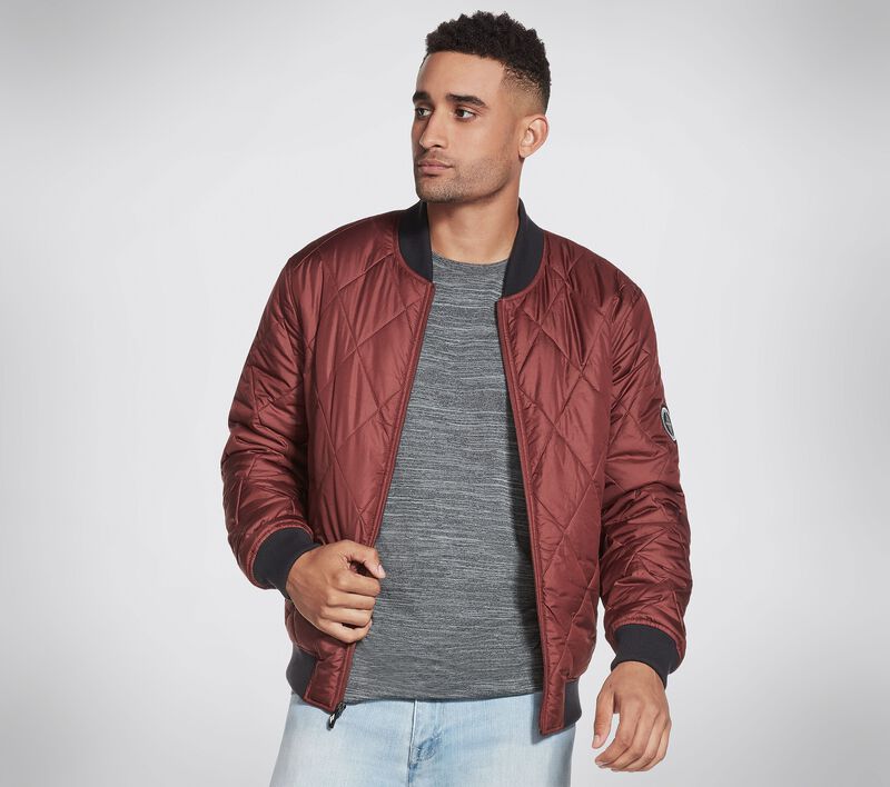 Pánské Topy Skechers Apex Prošívaný Jacket Viacfarebný | CZ.M3JA149CZ.R