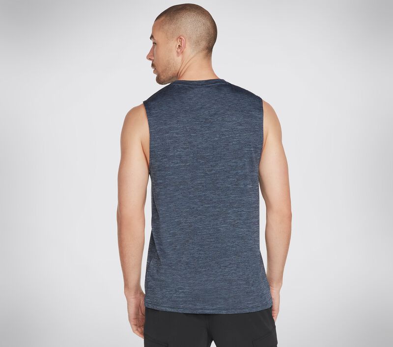 Pánské Topy Skechers Apparel On the Silniční Muscle Tank Blankyt Šedé | CZ.M2TT25BLGY