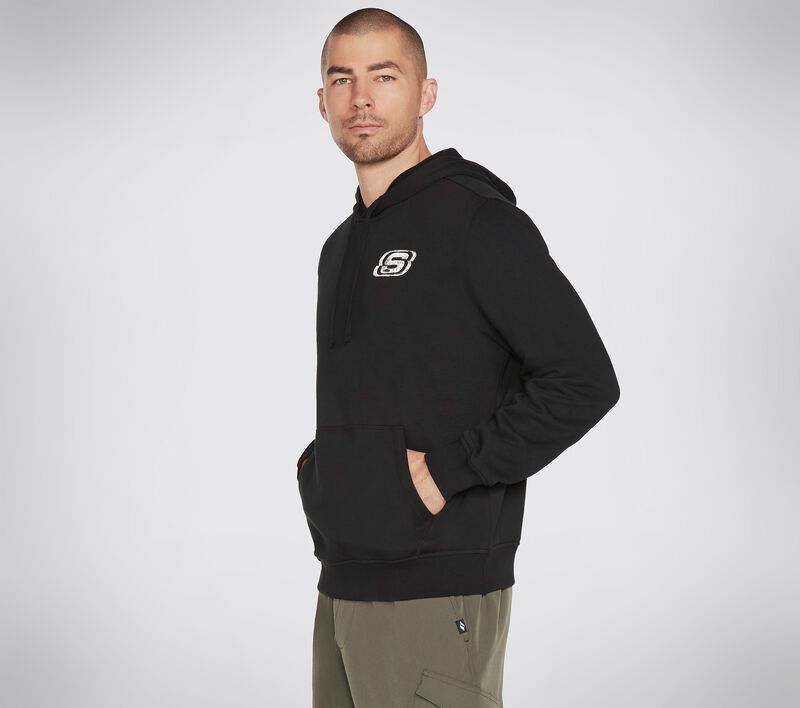 Pánské Topy Skechers Palm Tree Dreams Pullover Hoodie Černé | CZ.MHD60BLK