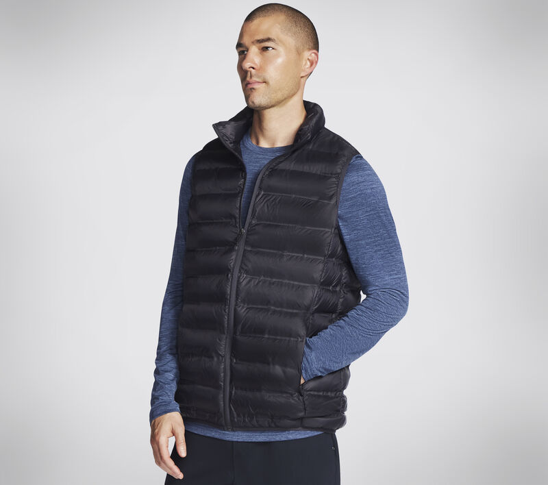 Pánské Topy Skechers Phantom Puffer Vest Černé | CZ.MJA261MBLK