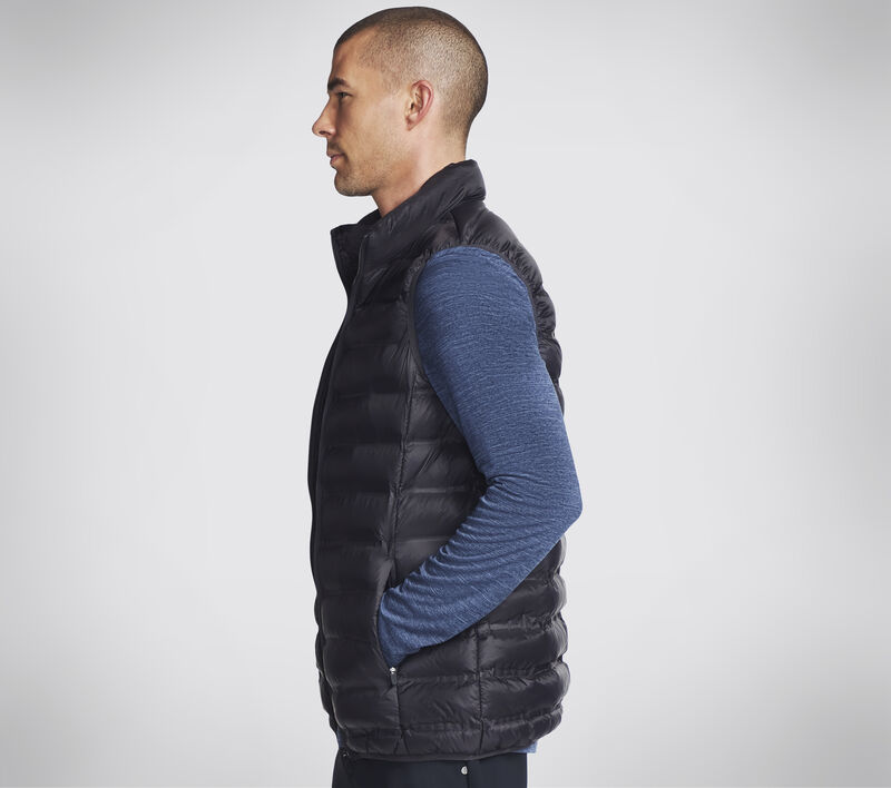 Pánské Topy Skechers Phantom Puffer Vest Černé | CZ.MJA261MBLK