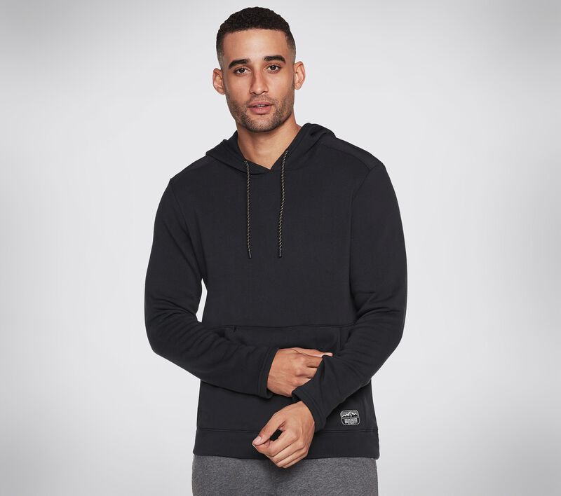 Pánské Topy Skechers SKECH-SWEATS Utility Hoodie Černé | CZ.MHD74BLK