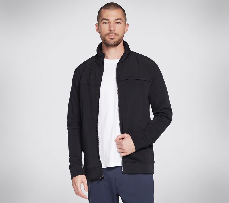 Pánské Topy Skechers SKECH-SWEATS Utility Jacket Černé | CZ.MJA253BLK