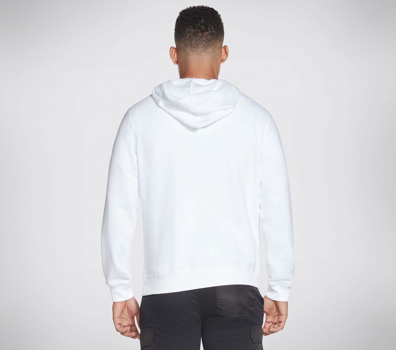 Pánské Topy Skechers SKX Global Hoodie Bílé | CZ.MHD44WHT