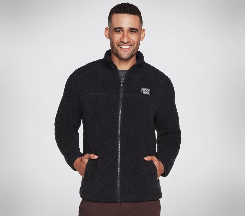 Pánské Topy Skechers Sherpa Jacket Černé | CZ.MJA226BLK