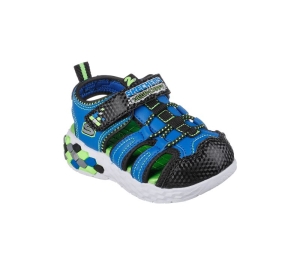 Chlapecké Sandály Skechers Mega-Splash 2.0 Černé Světle Zelene | CZ.402213NBBLM