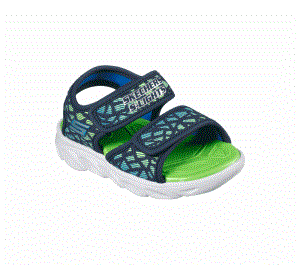 Chlapecké Sandály Skechers S Lights: Hypno-Splash - Sun Sonic Tmavě Blankyt Světle Zelene | CZ.402003NNVLM