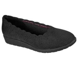 Dámské Baleríny Skechers Cleo Flex Klínku - Spellbind Černé | CZ.158156BBK