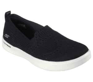 Dámské Baleríny Skechers Hyper Vulc - Refined Černé Bílé | CZ.136832BKW