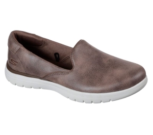 Dámské Baleríny Skechers On-the-GO Flex - Lavish Hnědé | CZ.136414BRN