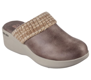 Dámské Boty Na Klínku Skechers Pier-Lite - Find Joy Tmavě Šedé Hnědé | CZ.158409CZ.P