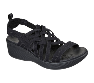 Dámské Boty Na Klínku Skechers Pier-Lite Černé | CZ.163271BBK