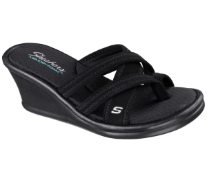 Dámské Boty Na Klínku Skechers Rumblers - Young At Heart Černé | CZ.38465BBK