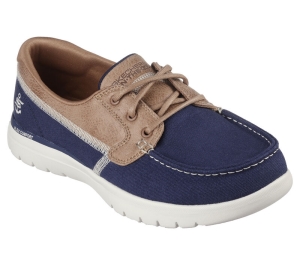 Dámské Boty Sebago Skechers On-the-GO Flex - Embark Tmavě Blankyt | CZ.136451NVY