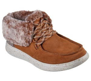 Dámské Boty Skechers BOBS Skipper - Mushers Delight Hnědé | CZ.113788CSNT