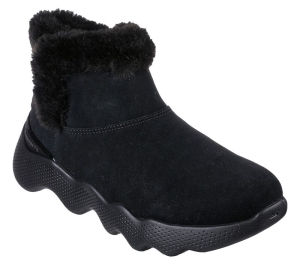 Dámské Boty Skechers GO WALK Massage Fit Boot - Zimní Dreams Černé | CZ.144627BBK