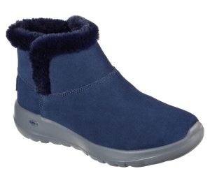 Dámské Boty Skechers On the GO Joy - Bundle Up Tmavě Blankyt Šedé | CZ.15501NVGY