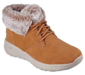 Dámské Boty Skechers On-the-GO Joy - Plush Dreams Hnědé | CZ.144042CSNT