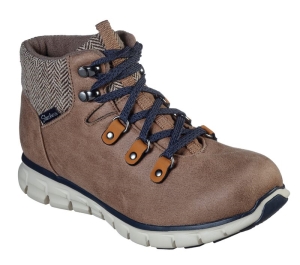 Dámské Boty Skechers Synergy - Mountain Dreamer Šedé Hnědé | CZ.44992TPE