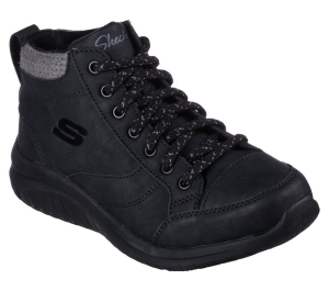 Dámské Boty Skechers Ultra Flex 2.0 - Social Crew Černé | CZ.167449BLK