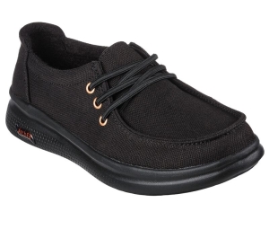 Dámské Ležérní Tenisky Skechers BOBS Arch Fit Skipper - Chic Stance Černé | CZ.114288BBK