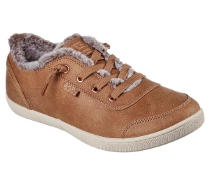 Dámské Ležérní Tenisky Skechers BOBS B Cute - Peak Thru Hnědé | CZ.113933CSNT