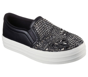 Dámské Ležérní Tenisky Skechers Double Up - Take the Lead Černé | CZ.155553BLK