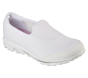 Dámské Ležérní Tenisky Skechers GO WALK Travel - Ideal Sunset Bílé Levandule | CZ.124464WLV