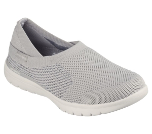 Dámské Ležérní Tenisky Skechers On-the-GO Flex - Remedy Šedé | CZ.136500GRY