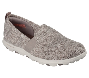 Dámské Ležérní Tenisky Skechers On-the-GO 2.0 - Refine Šedé Hnědé | CZ.136802TPE